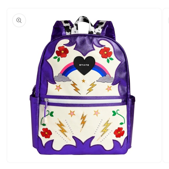 STATE Metallic Kane Kids Travel Cowgirl Backpack (NWT) - Picture 1 of 7